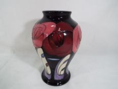 Moorcroft - a good quality Moorcroft vase decorated in the Bella Houston pattern,