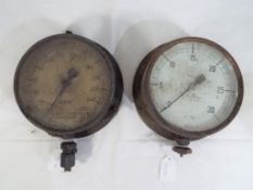 Railwayana - a Budenberg vacuum gauge and a further British Rail gauge (2) This lot MUST be paid