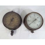 Railwayana - a Budenberg vacuum gauge and a further British Rail gauge (2) This lot MUST be paid