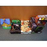 A good mixed lot of toys to include a Chad Valley racing car game,