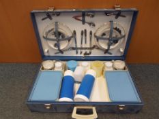 A good quality four setting picnic set by Brexton in a carry case This lot MUST be paid for and