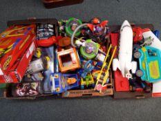 A good mixed lot of toys to include Disney, Lego, robotics kit, racing games and similar.
