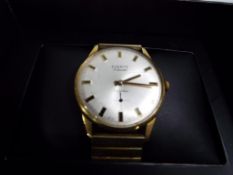 A gentleman's Everite plated automatic vintage wristwatch, boxed.