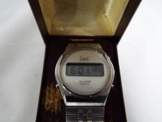 limit International - a Limit retro gentleman's wristwatch with alarm, boxed.