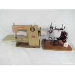 A Vulcan Countess 1960's vintage child's sewing machine and a further child's vintage sewing