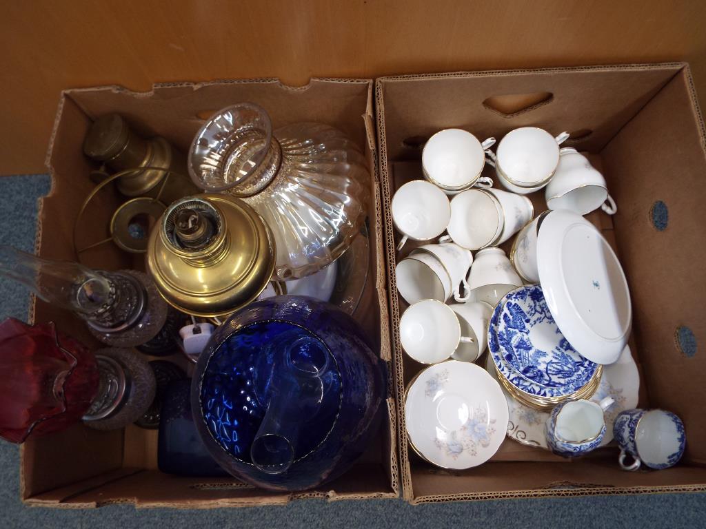 A good mixed lot to include a quantity of ceramics, comprising Royal Crown Derby, Royal Stuart,