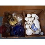 A good mixed lot to include a quantity of ceramics, comprising Royal Crown Derby, Royal Stuart,
