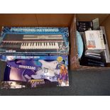 A good mixed lot to include a Bontempi polyphonic keyboard in original box,