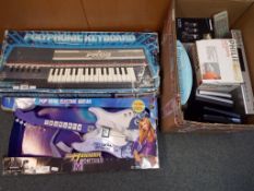 A good mixed lot to include a Bontempi polyphonic keyboard in original box,