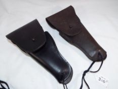 Two leather U.S.N. (United States Navy )
