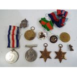 World War One and Two (WW1 WW2) - campaign medals comprising WW1 Victory medal inscribed 26373 Pte