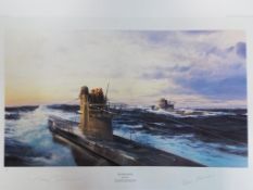 After Robert Taylor - a limited edition print by Robert Taylor entitled Atlantic Wolves No.