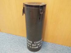 A large military vacuum flask,