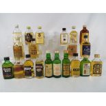 Single Malt Scotch Whisky - a collection of 20 miniatures / taster bottles, all different, 5cl,