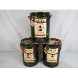Bell's Old Scotch Whisky - three Christmas decanters, 1988, 1990 and 1991, 2 x 75cl, 1 x 70cl,