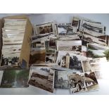 in excess of 500 early-mid period UK topographical postcards with many real photo types.