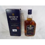 House of Lords deluxe blended Scotch whisky aged 12 years, William Whiteley & Co, 70cl, 40% vol,