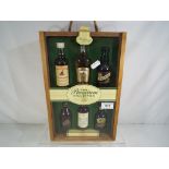 The Premium Collection - a case containing single malt and blended Scotch whisky miniatures
