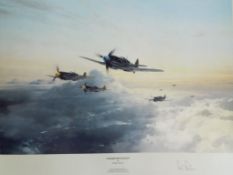 After Robert Taylor - a print by Robert Taylor entitled Flight of Eagles,