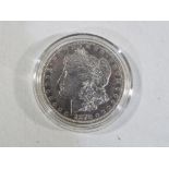An American Morgan silver dollar 1878, obv. Liberty head above date, rev.