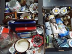 A good mixed lot to include ceramics, plated ware,