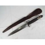 A WW2 (World War Two) sterile 3rd Pattern Army Commando Fairbairn Sykes FS Fighting Knife original