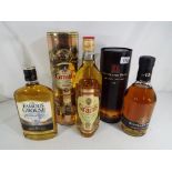 Finest Scotch Whisky - three bottles comprisinf Highland Park single malt Orkney Islands aged 12