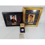 Elvis - Two limited edition Elvis Presley framed presentation pieces including film cells from G. I.