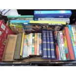 Thirty three predominantly hard back books to include children's annuals, Biggles books,