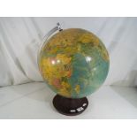 A vintage Rath political globe.