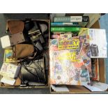 A good mixed lot to include a quantity of vintage cameras comprising Polaroid, Kodak,