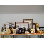 Breweriana - a good mixed lot of whisky collectables to include advertising mirror,