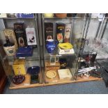 Breweriana - a quantity of whisky related collectables to include empty whisky tins,