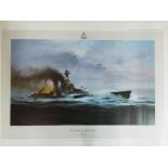 After Robert Taylor - A first edition print by Robert Taylor entitled 'The Last Moments of H.M.