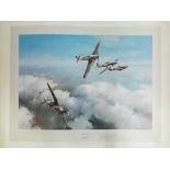 After Robert Taylor - A print by Robert Taylor entitled 'Hurricane' signed in pencil by Wing