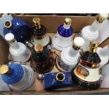 Breweriana - a lot to include a quantity of empty ceramic decanters to include Bells,