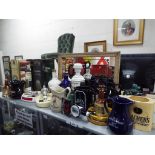 Breweriana - a good mixed lot of whisky collectables to include empty whisky tins,