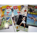 A small collection of Football Programmes to include Rangers -v- Dundee United incorrectly dated 3