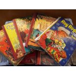 Approximately 20 children's annual and similar, ca 1950s to include Roy Rogers cowboy annual,