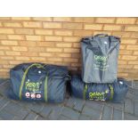 A Gelert Horizon 8 tent contained in three carry bags comprising outer tent,