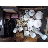 A good mixed lot to include a quantity of ceramics by Wedgwood, Aynsley and similar,