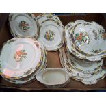 A quantity of Alfred Meakin china to include plates, serving dishes,
