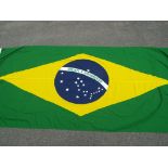 Wembley Stadium - an item of memorabilia from the 'End of an Era' sale 2000 - Brasil Flag measuring