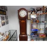 A 19th century mahogany-cased long case clock,