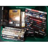 A quantity of DVDs to include westerns, thrillers,