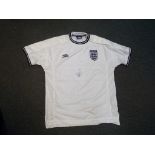 Wembley Stadium - an item of memorabilia from the 'End of an Era' sale 2000 - an ENGLAND shirt