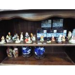 Border Fine Arts - fourteen unboxed Border Fine Arts figurines and a further five boxed figurines