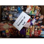 A large quantity of world costume dolls