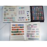 Philately - Three albums containing a quantity of UK stamps and a small quantity of foreign stamps.