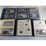 Philately - five albums containing railway related First Day Covers to include the 60th Anniversary